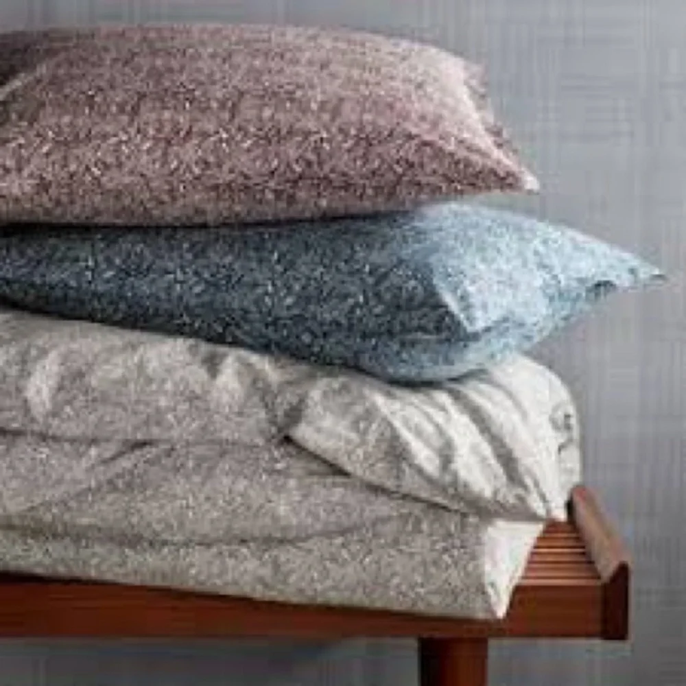 Crate & Barrel Ellio Plum Organic Cotton Standard pillow sham NWT